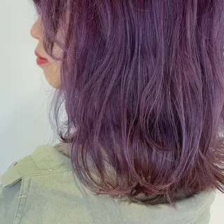 ミディアム カラー パーマ/ボブ/ レイヤー/豊浦翔太のヘアスタイル