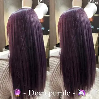 ロング カラー 艶髪カラー/透明感 美髪/白髪/ﾑﾅｶﾀのヘアスタイル