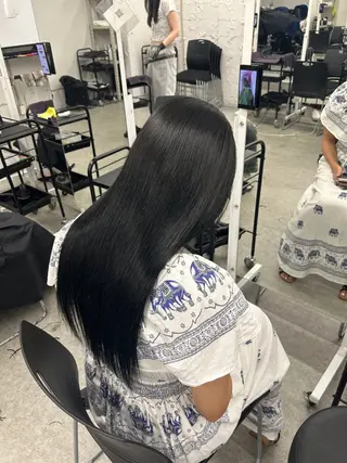 ロング カラー 海外風ブリーチなし 🫒Rion🫒🩶のヘアスタイル