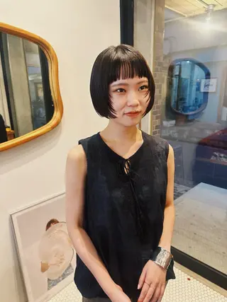 ショート モモセ ユメトのヘアスタイル