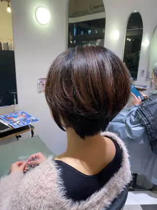 ショート ハラサキ ゲンキのヘアスタイル