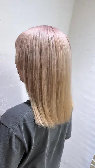 セミロング 🔥ダブルカラー特化 🔥相原彰太のヘアスタイル