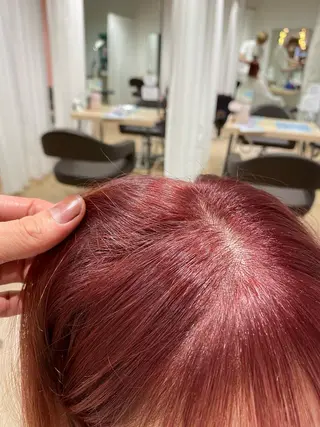 ミディアム カラー AVANCE.西宮北口所属・白髪ぼかし/髪質改善 梅原響輝のヘアスタイル