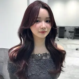 ロング カラー GO TODAY 原宿Verno店所属・韓国系支持率No.1 レイヤー特化/きょうのヘアスタイル