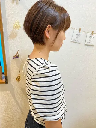 ショート ショート、ボブ シマダマサトのヘアスタイル
