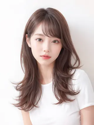 セミロング ✨achieve hair ✨のヘアスタイル