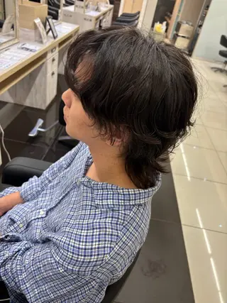 パーマ メンズ 上河 綾樺のヘアスタイル