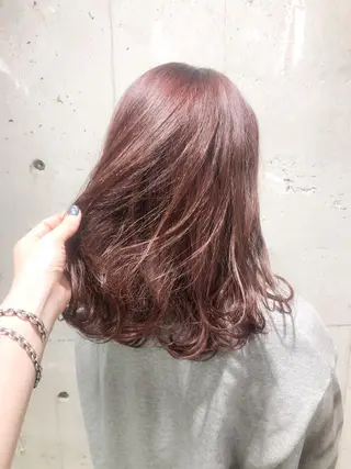 ミディアム カラー パーマ ヘアアレンジ メンズ キッズ ネイル マツエク・マツパ Rene'所属・当日予約⭕️ yuriのヘアスタイル