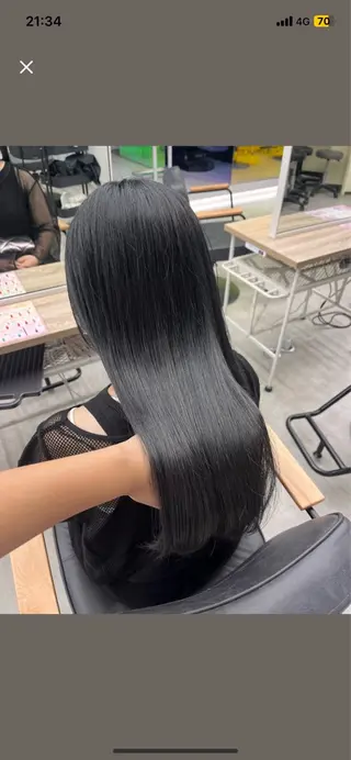 セミロング カラー シャドウパーマ/ ルーズパーマ/メンズのヘアスタイル