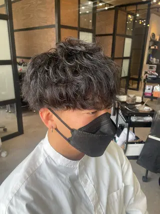 メンズ 韓国カット/透明感 Re.Labo岡本のヘアスタイル