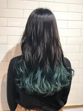 ロング カラー 🤍髪質改善➕透明感 カラー🤍川上葵のヘアスタイル