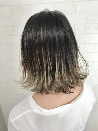 ミディアム 神野 雅樹のヘアスタイル