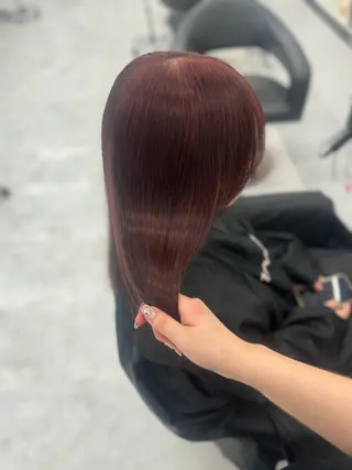 セミロング カラー 🎀愛されgirly ヘア🫧Ayakaのヘアスタイル