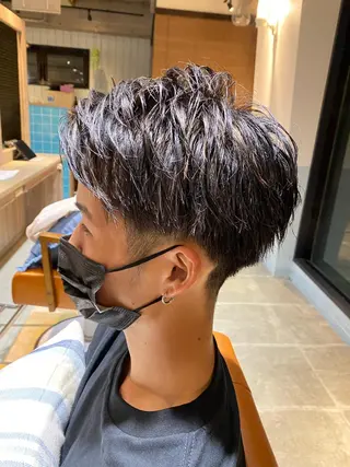 メンズ 🟣メンズパーマ 川端 永遠🟣のヘアスタイル