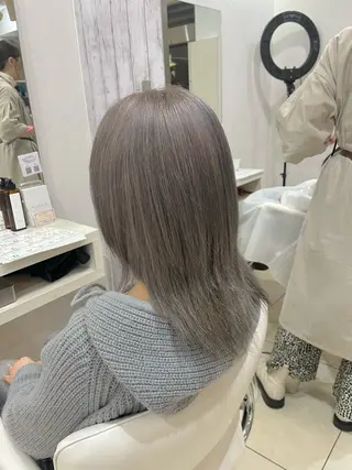 ミディアム 🌻髪質改善カラー 🌻Yunaのヘアスタイル