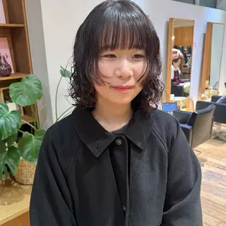 ショート パーマ 大橋 芽衣のヘアスタイル