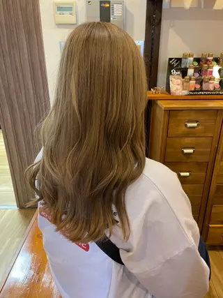 ロング カラー ヘアアレンジ like みやびのヘアスタイル