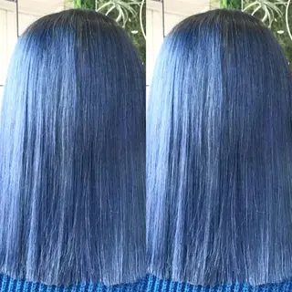 ミディアム カラー Hanna by W_SALONのヘアスタイル