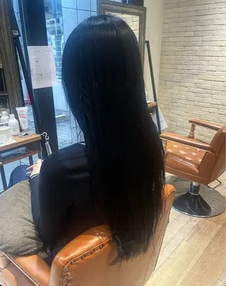 ロング カラー 松尾 遥花のヘアスタイル