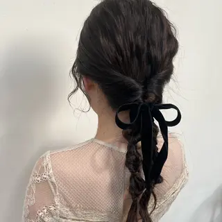 ロング ヘアアレンジ 透明感カラー/ レイヤーkotonoのヘアスタイル