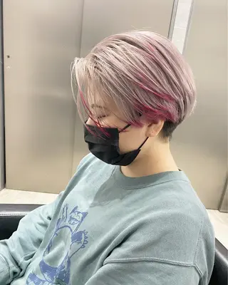 ショート 🌈モテ色 村上のぶきのヘアスタイル