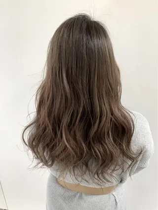 セミロング カラー Lee 甲子園のヘアスタイル