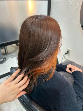 ミディアム カラー 🤍透明感/韓国風 🤍サクラギヒトミのヘアスタイル