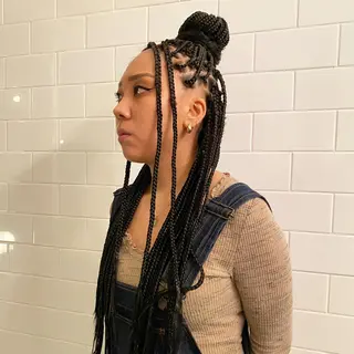 ロング カラー パーマ ヘアアレンジ キッズ ネイル マツエク・マツパ 中元 淳のヘアスタイル