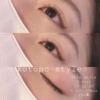 マツエク・マツパ Neo店長🌿 KOTONO🌿のマツエク・マツパデザイン