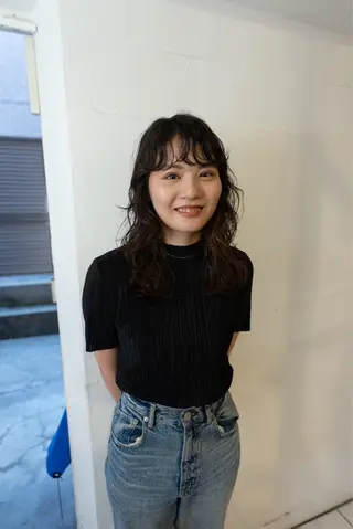 ミディアム カラー パーマ Genta @gegege75のヘアスタイル