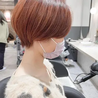 ショート カラー LA KING GINZA TOKYO所属・🧡ショートの達人 🧡SHOのヘアスタイル