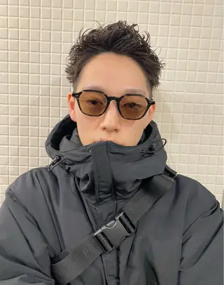 ショート パーマ メンズ 7Bridge所属・ハッシュカット 小西貫太のヘアスタイル