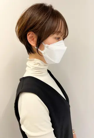 ショート カラー 立川✨ブリーチ/ ケアブリーチ特化✨のヘアスタイル