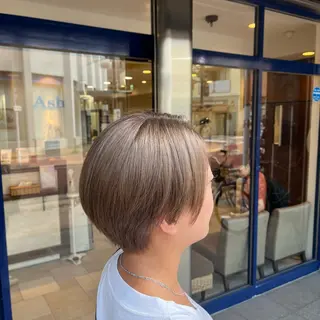 ショート カラー 大人透明感艶カラー 寺田稜のヘアスタイル