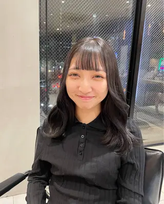 ミディアム カラー ヘアアレンジ 艶髪/レイヤーカット 🐣misakiのヘアスタイル