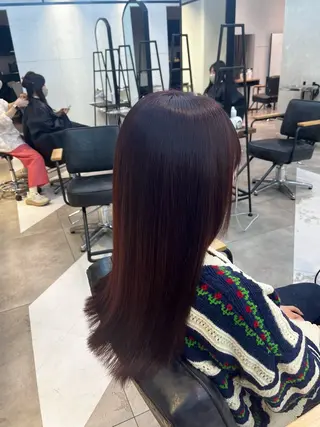 ミディアム カラー メンズパーマ/ メッシュ📍ユリのヘアスタイル