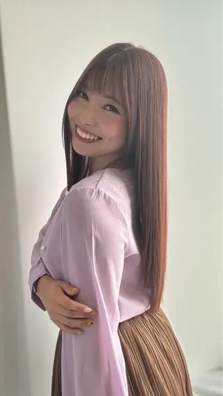 ロング ヘアショップキャリー所属・森田敦 縮毛矯正/髪質改善のヘアスタイル