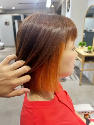 ショート カラー HAIR&LIFE Omote町田店所属・ヘアーアンドライフ オモテのヘアスタイル