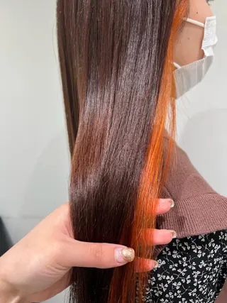 ロング カラー 【暖色カラー特化】 中山由梨のヘアスタイル