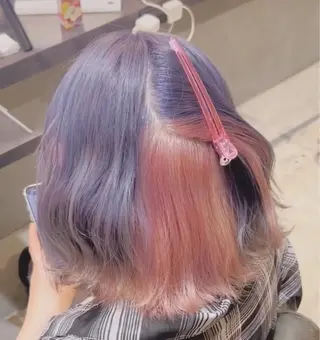 ショート カラー ハイトーン、カラー 特化⟡.·すわ☁️のヘアスタイル