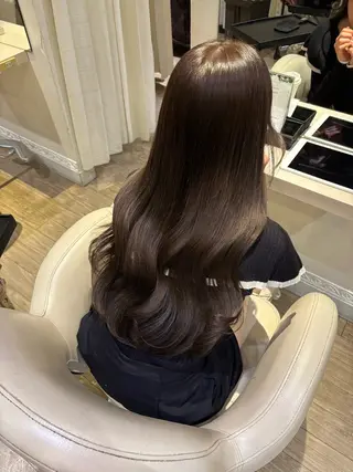ロング カラー はるか/阪急茨木/髪 質改善/透明感カラーのヘアスタイル