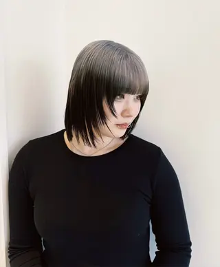 ミディアム JE SUIS HEUREUSE所属・ニュアンスヘア ★リョウカ★のヘアスタイル