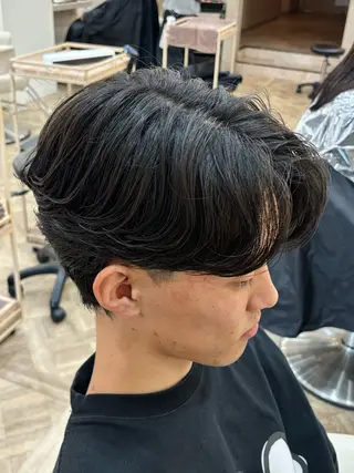 ショート パーマ メンズ パーマ職人DAIKI ツイスパ/波巻きのヘアスタイル