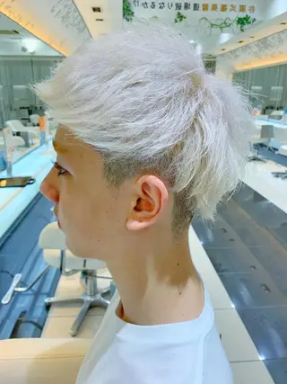 カラー メンズ 赤み消しカラー /透明感カラー 上長のヘアスタイル