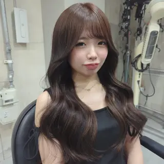 ロング 高見 凌のヘアスタイル