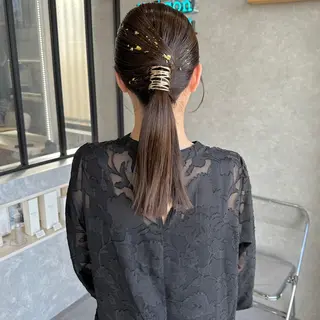 ヘアアレンジ はちすか るかのヘアスタイル