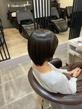 ショート 【艶カラー⠀】坂東 要のヘアスタイル