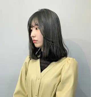 セミロング カラー ヘアアレンジ 💐ナチュラルヘア Kroda💐のヘアスタイル