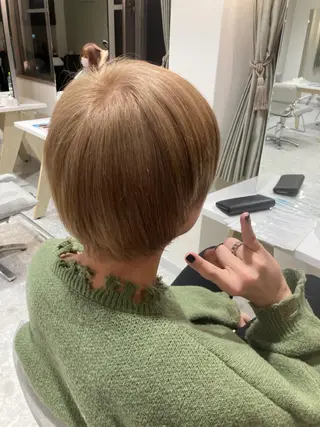 メンズ ナルセナツキ 👾ハイトーンのヘアスタイル