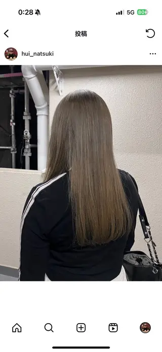 ロング カラー natsuki /HUI 金山のヘアスタイル